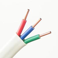 Industrial Electrical Cable BVVB Copper Conductor Pvc Insulated Pvc Sheathed Flat Cable
