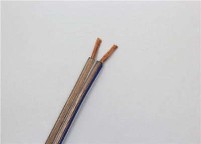 PVC Insulation Transparent Speaker Cable 14 AWG Twisted Pair Copper Wire  2x2.5mm2