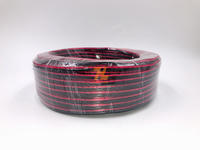 2X1.5mm² transparent red and black speaker cable